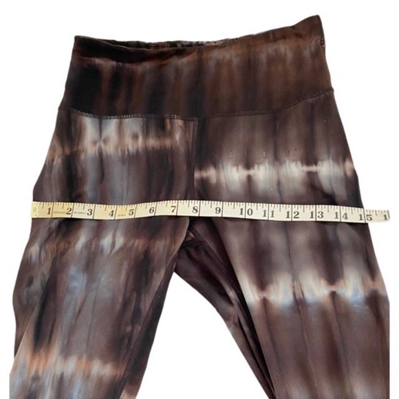 Rampage Brown, White, Blue/Gray & Black Tie Dye Athletic Leggings, Size Small - Picture 4 of 8